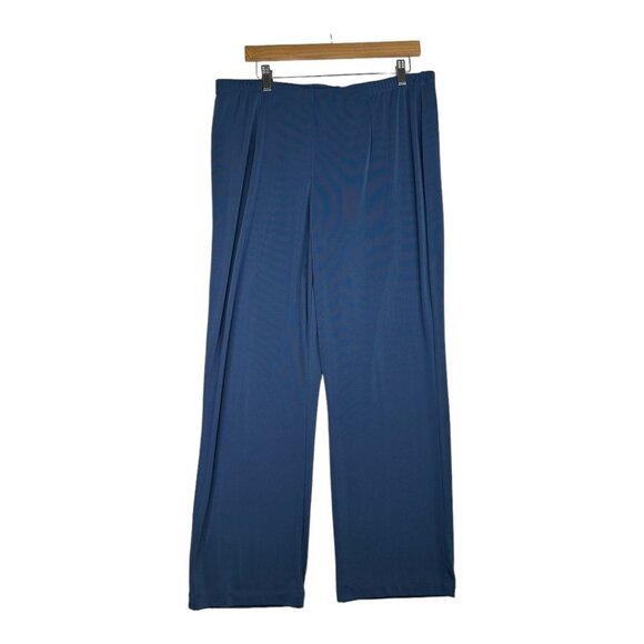 Chico's Easywear Elastic Waist Pants sz 3 (XL) Blue - Picture 2 of 9